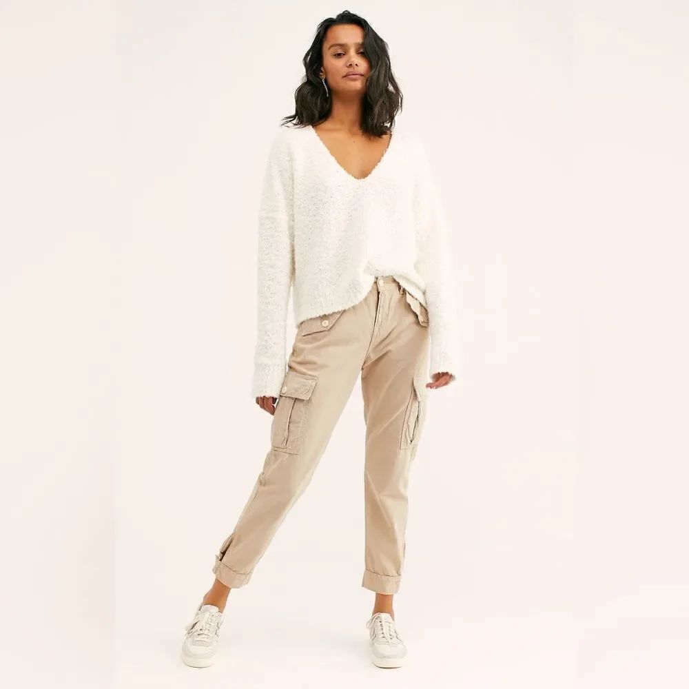 Free People Finders Keepers Sweater NEW XS IVORY